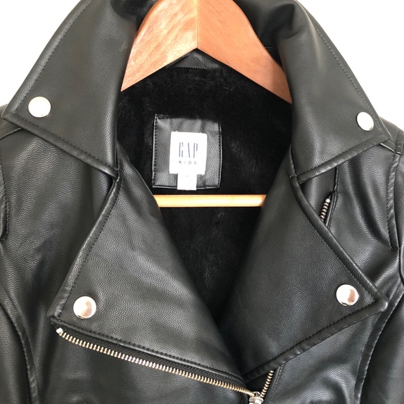 Gap Faux Leather Moto Jacket - Picture 5 of 10